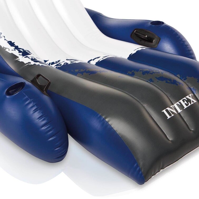 Intex inflatable cheap pool with chair